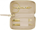 Zwilling Manicure Pedicure Set 3 pcs with Nail Scisors, leather