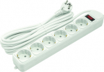 EXD Extension cord 5m, 6 sockets, with switch