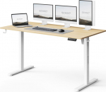 Desk SENSE7 NOJO LIGHT Light brown and white 140 cmx70 cm