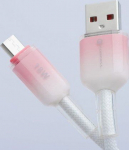 Kabel USB A do Micro USB Forcell F-Energy QC3.0 2.4A 18W Gradient 1 m C351 white