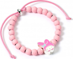 The Carat Shop Ltd Carat Shop Hello Kitty - Pink Beaded Bracelet with My Melody Charm (HKBB0002)
