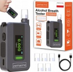 Electrochemical Police Breathalyzer AI Mouthpieceless Professional 6x Mouthpieces Zenwire D1000