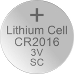 XCell Battery button cell CR2016 3V 90mAh 5St