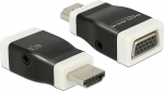 DELOCK HDMI Adapter A -> D-Sub15 St/Bu screwless +Audio