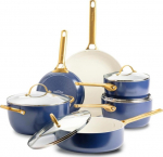 GreenPan Padova Reserve 6 pcs Pot & Pan Set Blue