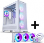 PHANTEKS Eclipse G400A PC-Geh&auml;use + Glacier M25 Gen2 AiO-Wasserk&uuml;hlung - wei&szlig;