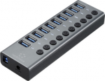 Renkforce RF-6027504 USB-Hub USB-A USB 3.1 Gen2 10 Gb/s individually switchable with