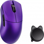 WLMOUSE HUAN Gaming Maus, Omron Optical Switches - lila