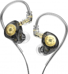 KZ EDX PRO NO MIC - in-ear headphones, black and gold
