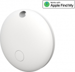 Setty FindMy Round TFO TAG 01 Smart Bluetooth Tracker with case White