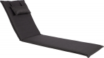 Cushion for chair WICKER 55x195x3cm, dark grey