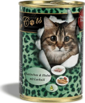O&rsquo;CANIS Rabbit and chicken with salmon oil - wet cat food - 400g