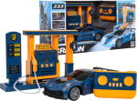 RoGer R/C Vehicle Sports Car with remote control + gas station