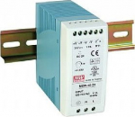 40W miniature single output DIN rail power supply 48V 0.83A, MEAN WELL