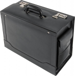J&uuml;scha Ancona - Messenger Bag - Schwarz - Leder - 355 mm - 450 mm - 210 mm