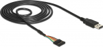 Delock Converter USB 2.0 > Serial-TTL 6 pin socket Pinheader 1.8 m (5 V)