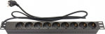 Alcasa Good Connections 19" PDU Steckdosenleiste 9-fach