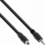 Kabel InLine Jack 3.5mm - Jack 3.5mm 0.6m czarny (99303P)