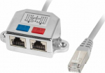 Lanberg distributor Lan RJ45 - 2x RJ45 FTP (AD-0026-S)