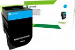 Lexmark 80C2HCE | 802HCE Cyan High Yield Corporate Cartridge (3k) | Cartridge | Cyan