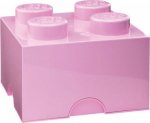Lego Storage Brick 4 light pink