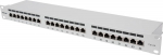 INTELLINET 24-Port Cat6a Patchpanel FTP 1HE grau