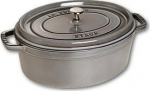 Staub Round Cocotte, 31cm Graphite Grey, Cast Iron