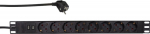 Logilink power strip 8-fach CEE7/3+2 USB, with &Uuml;-Schutz