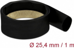 DELOCK shrink tubing 1 m x 25.4 mm schwarz
