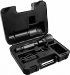 MacTronic Handheld flashlight, Macronic Blitz LR11, 1100lm, rechargeable, set (battery, DC12V and AC 230V power supply, wrist strap), case