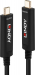 LINDY 15m Fibre Optic Hybrid USB Typ C Video Kabel