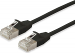 Equip Cat.6A F/Ftp Slim Patch, Cable, 2M, Black