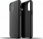 Kaitse&uuml;mbris Apple iPhone 12 mini, naturaalsest nahast, must, Mujjo