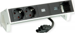 Bachmann BACH 902.936 DESK2 2xCEE7/3 1xUSB C 30W 1xCM 0 GST18 RAL9010