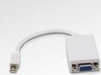 MicroConnect Mini Displayport-VGA M-F White, Passive