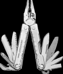 Multitool Leatherman REBAR, silver