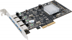 Exsys EX-12004-2 - PCIe - USB 3.2 Gen 2 (3.1 Gen 2) - Schwarz - 10 Gbit/s - 0.9 A
