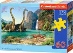 1565 Castorland Puzzle W the world of dinosaurs 60 element&oacute;w (229448)