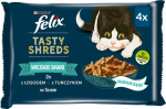 PUI FELIX Tasty Shreds with salmon and tuna - 4x 80g
