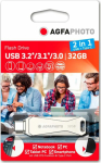 AgfaPhoto USB 3.0 2in1 32GB USB-TypeC