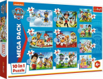 Trefl Puzzle 10w1 Reliable Paw Patrol team - Psi Patrol 96001 Trefl