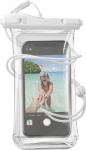 Cellularline Voyager - Universal Waterproof protective cover for Smartphones, Beuteltasche, Universal, Universal, 80 x 165 mm, Wei&szlig;