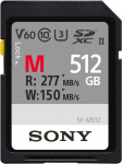 Sony m&auml;lukaart SDXC 512GB M-Series UHS-II C10 U3 V60