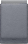 Woolnut Leather Sleeve - protective pocket 16" MacBook Pro, harmaa