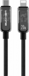 Kabel USB Wekome USB-C - Lightning 1.2 m Czarny (WK-WDC-181_BLACK)