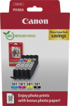 Patrone Canon CLI-581 4er-Pack black + color + paper