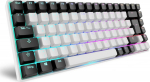 Sharkoon SKILLER SGK50 S3 - Tastatur - 75% - Hintergrundbeleuchtung - USB - QWERTZ - Deutsch - Tastenschalter: Gateron Brown (Hot-swappable)