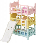 Sylvanian Families - Triple bunk bed with slide