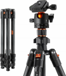 Kf Tripod Ultralight Tripod K&f Carbon Fibers Carbon 162cm 8kg Do Camera Phone Camera / K254c2-bh-36 / Kf09.123