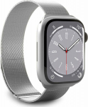 Puro Puro Milanese Magnetic Band - Stainless steel strap do Apple Watch 42/44/45/49 mm (srebrny)